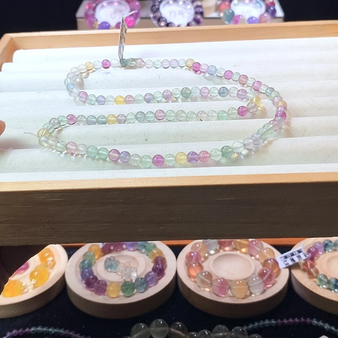 手链未镶嵌萤石5.5mm冰淇淋