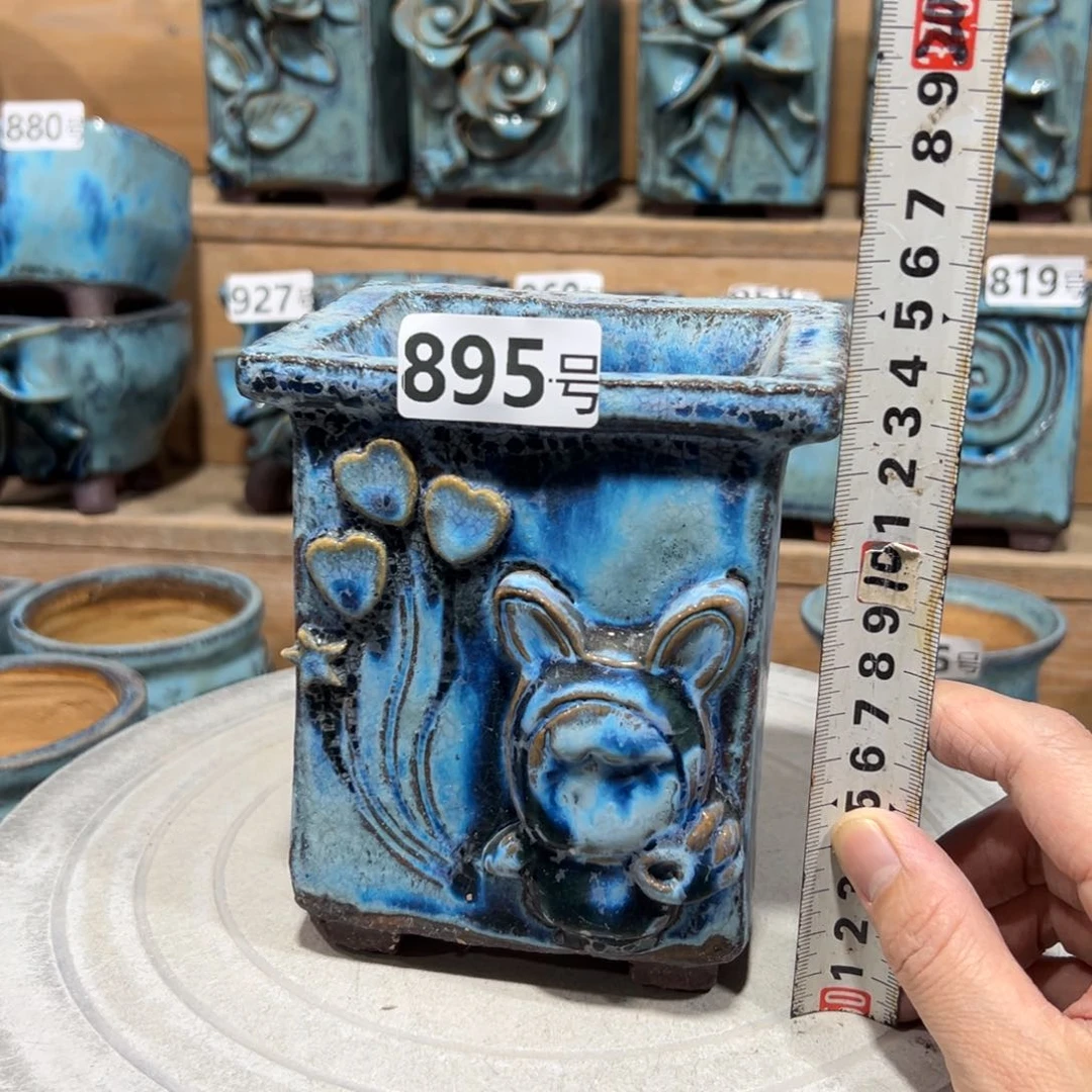 红陶茉**莉尚雅陶坊多肉花盆内口径