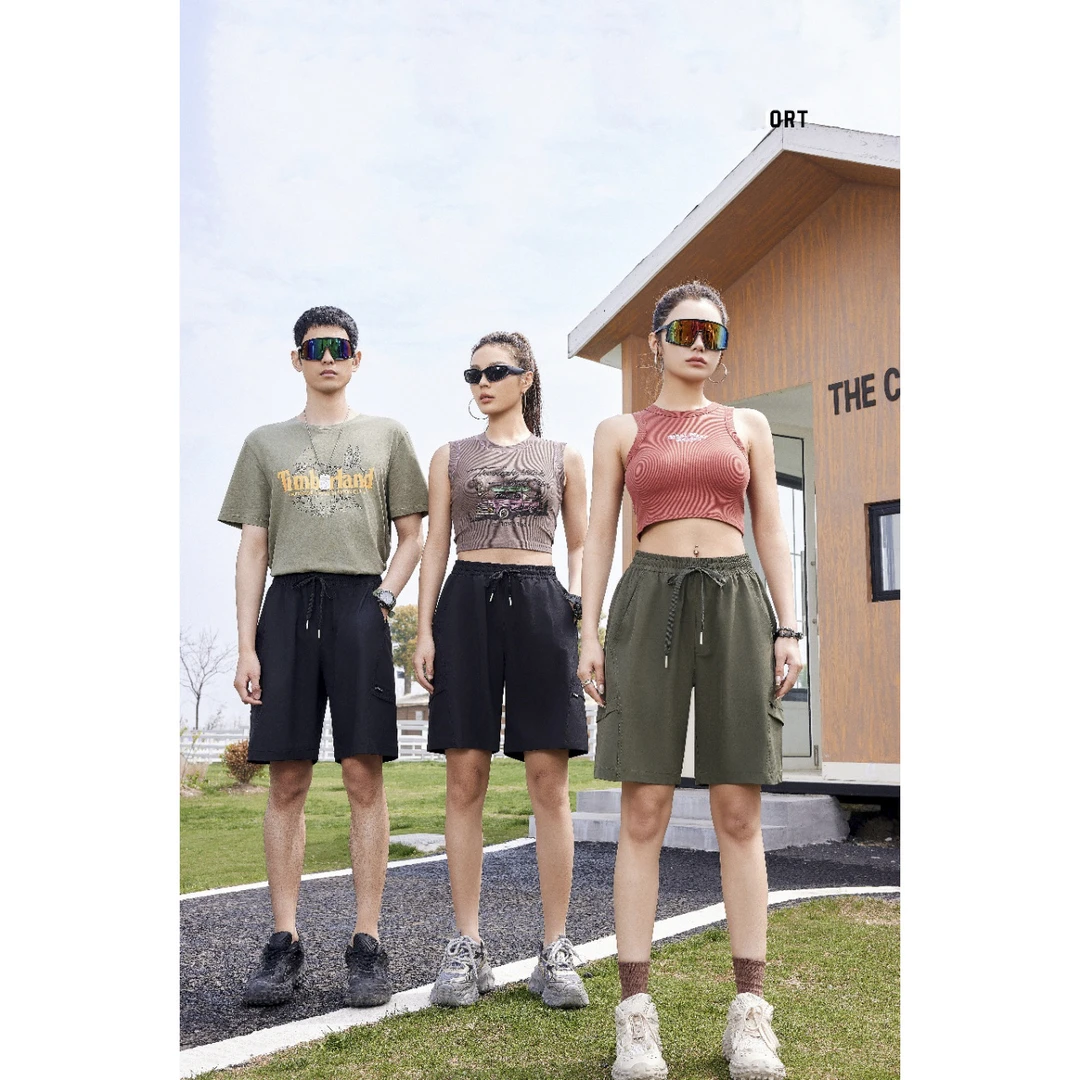 【鱼-男女同款短裤】四个颜色短裤时尚运动情侣