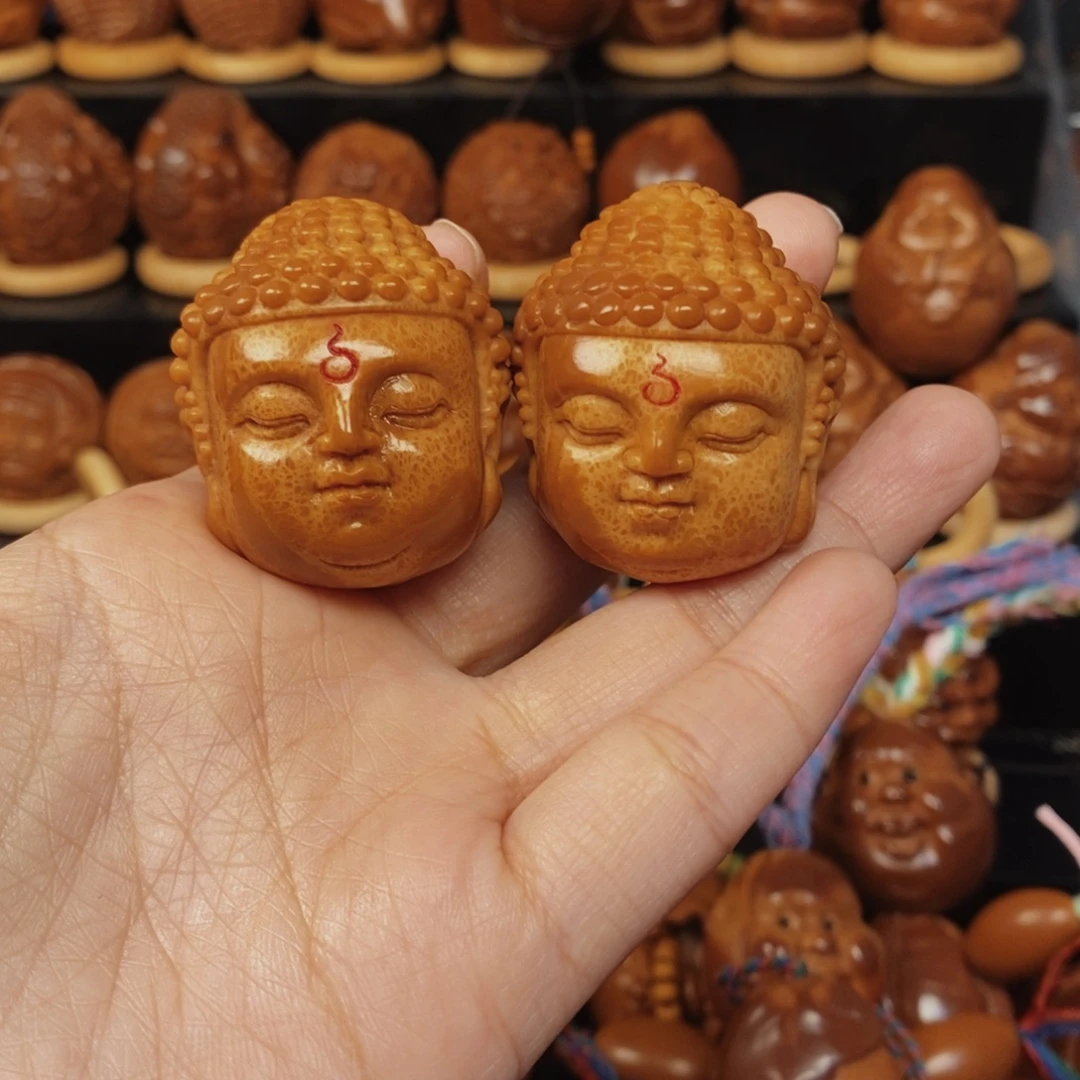 橄榄核手串/手链宝宝佛一对0087