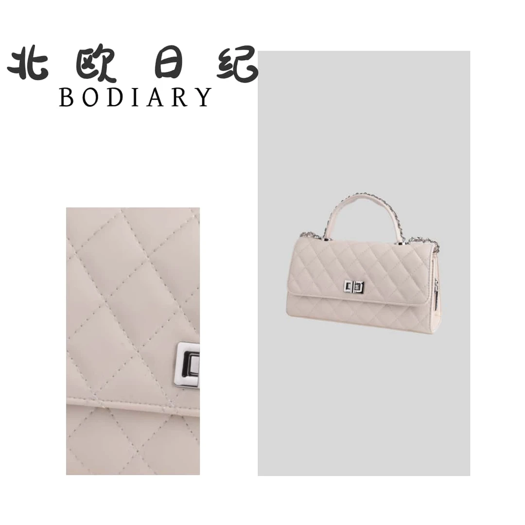 北欧日纪8016-经典百搭时尚洋气质感手提斜跨包包