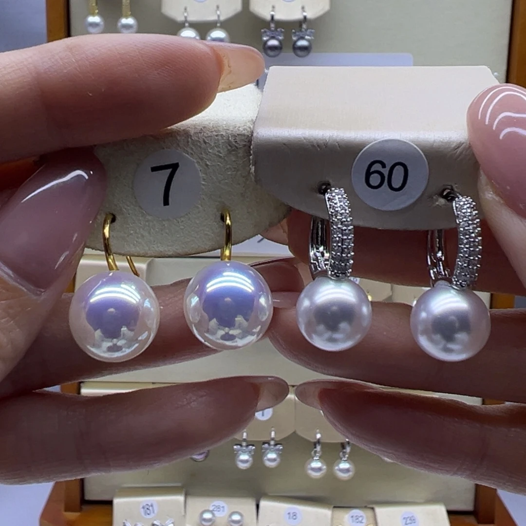 未镶嵌耳饰淡水珍珠