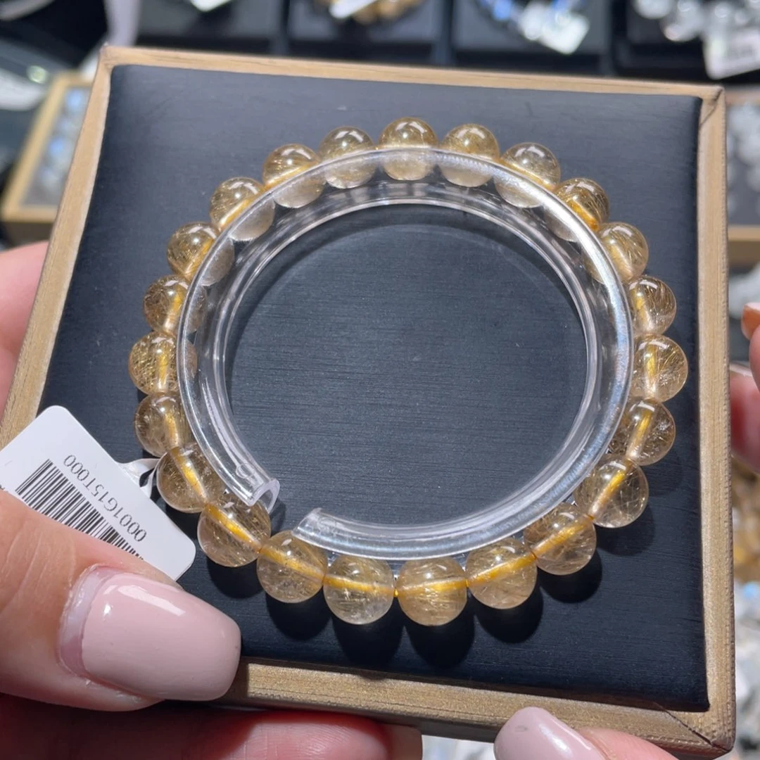 未镶嵌手链水晶维纳斯金发晶手链8mm