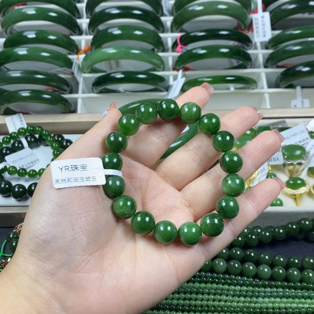 和田玉（碧玉）手串未镶嵌