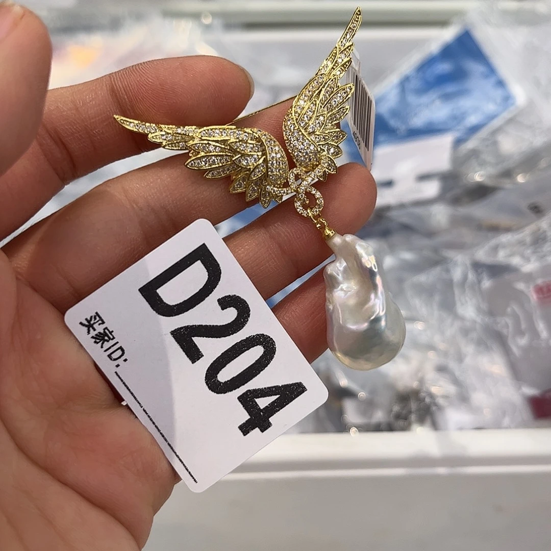 耳饰合金淡水珍珠