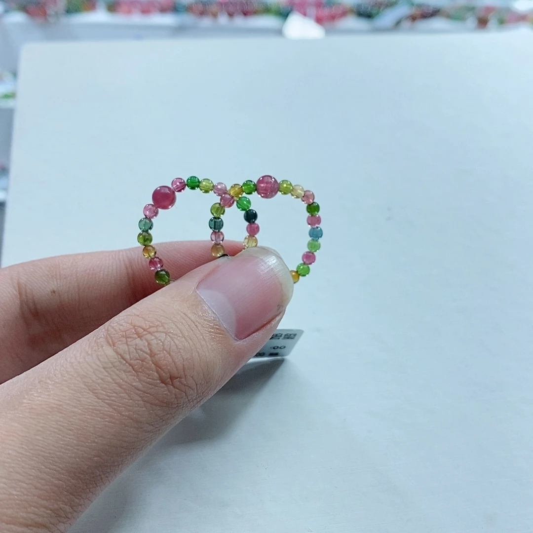 碧玺手链未镶嵌多样性发一条