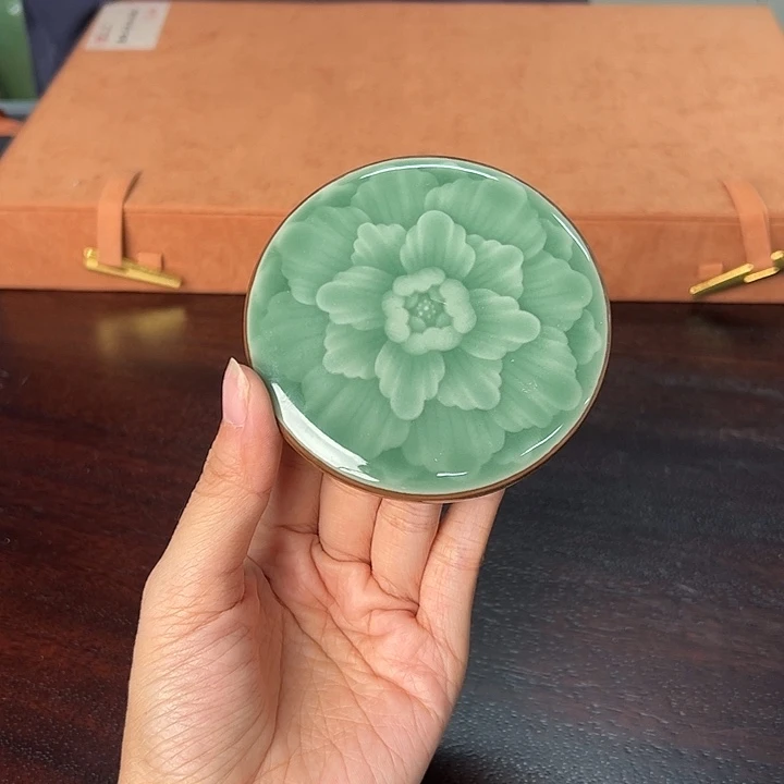 龙泉云间青瓷小米茶器