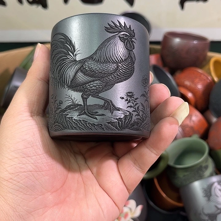 茶杯紫砂全手工紫砂主人杯