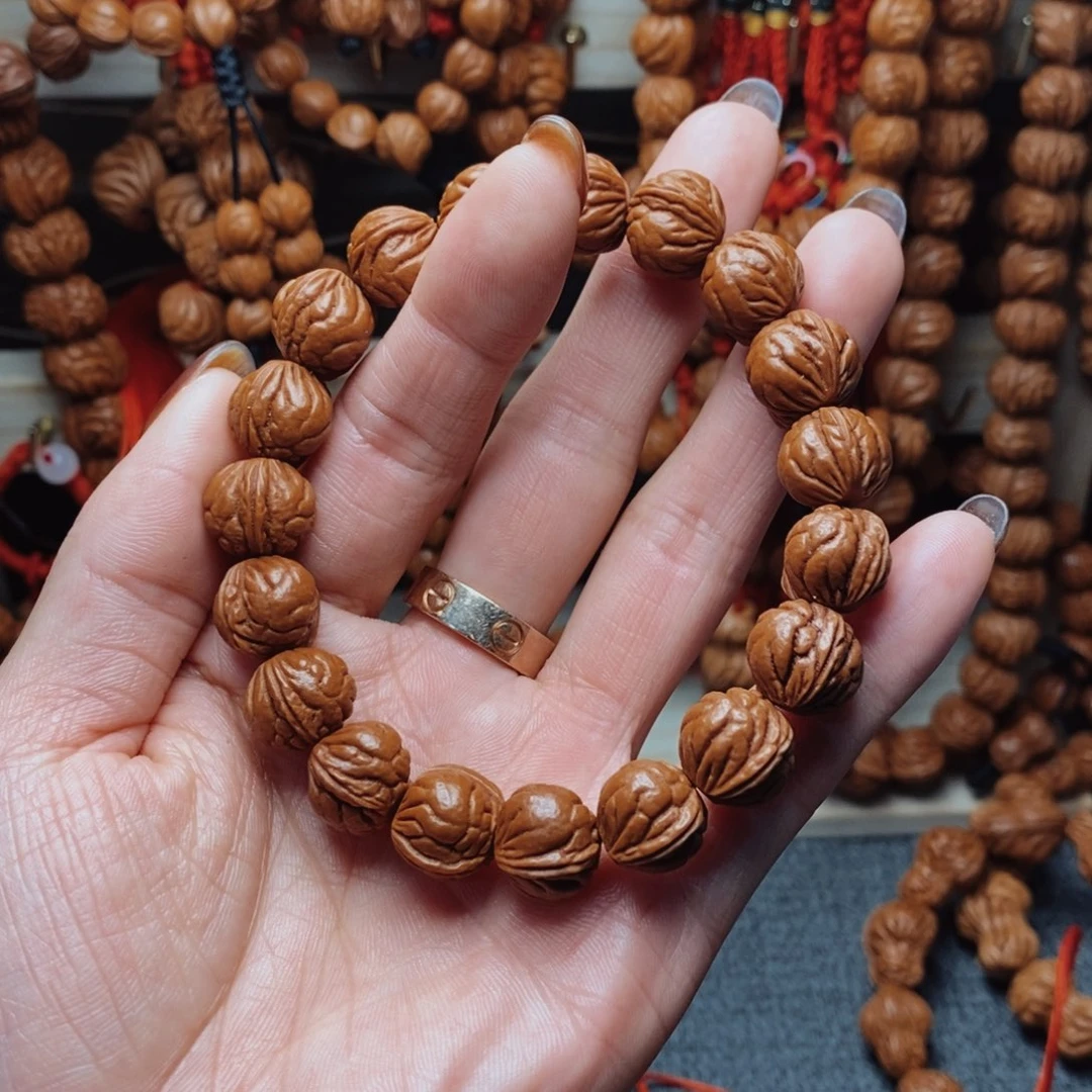 桃核吊坠龙纹桃枭