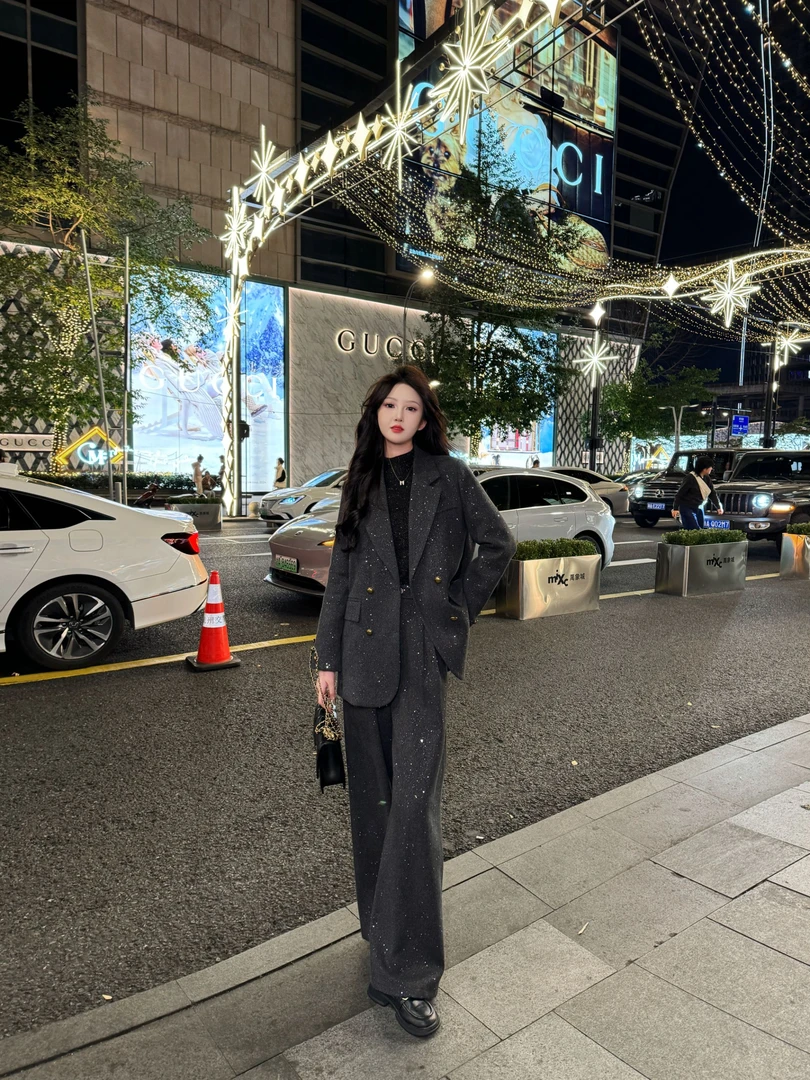 【囡囡专属】星光气质时尚百搭春夏复古名媛套装