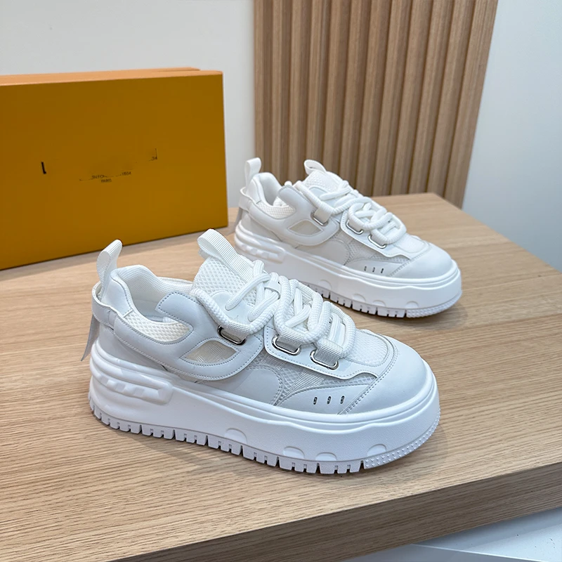 高端轻奢厚底增高时尚休闲鞋干净痞帅感百搭男鞋夏季新款低帮鞋男