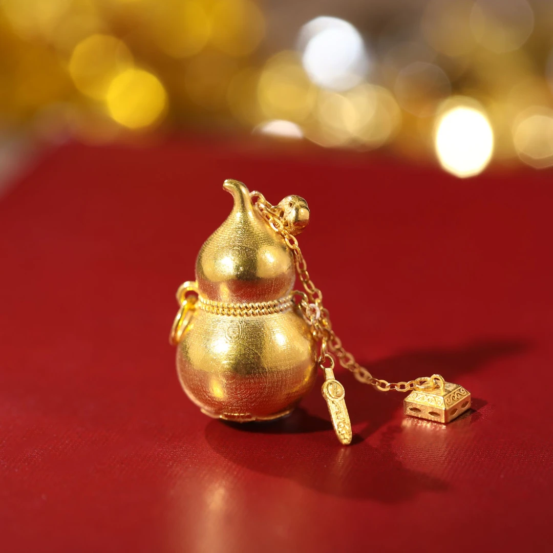 天宝福葫芦18K吊坠X31732