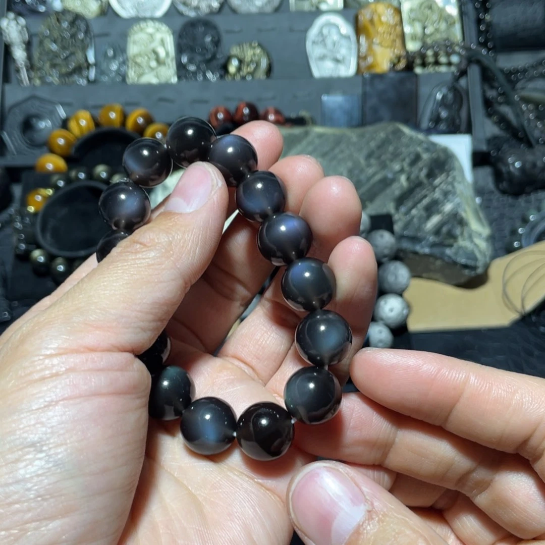 黑曜岩手链未镶嵌?****8