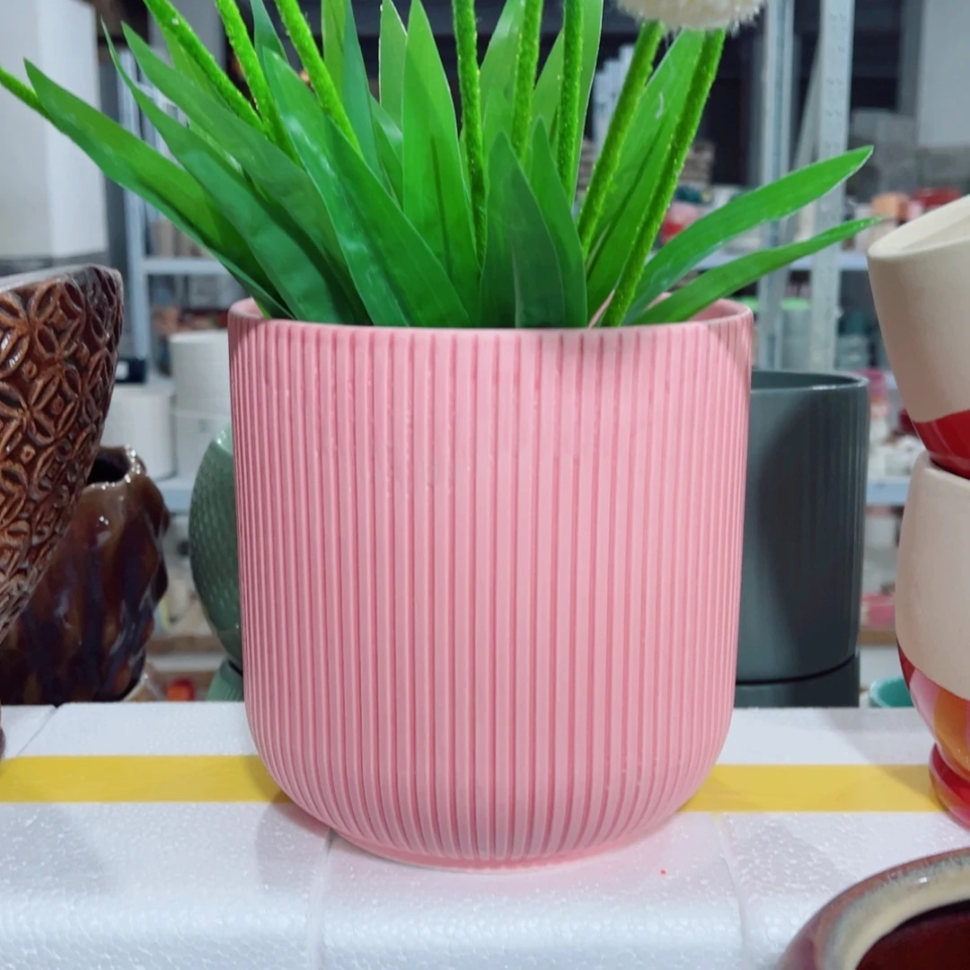 有孔，陶瓷花盆满10米包邮发货