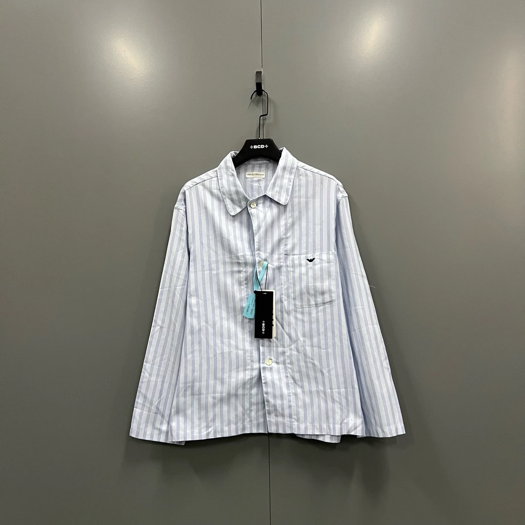 99新 AX ARMANI EXCHANGE/阿玛尼 【套装】条纹刺绣logo休闲套装 XL