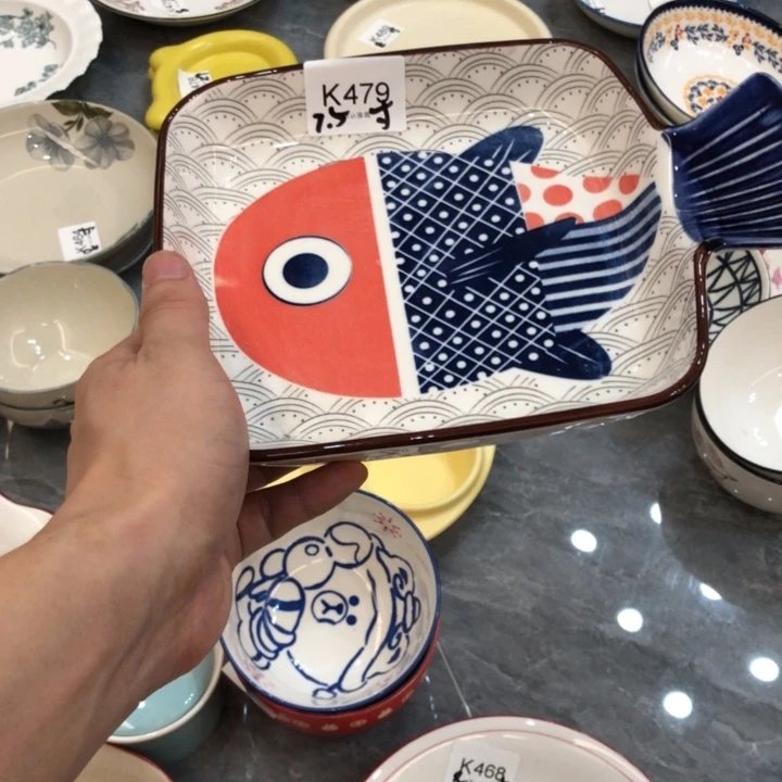 陶瓷微瑕盘碗碟介意勿拍