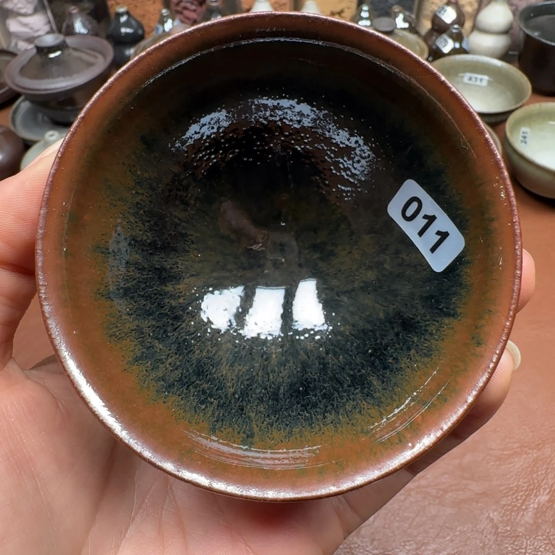 茶盏龙窑柴烧原矿原釉（微瑕）011