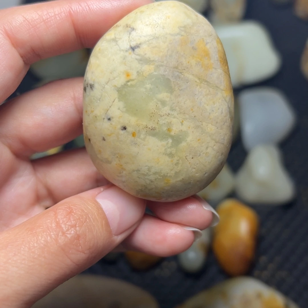 和田玉未镶嵌挂件B48