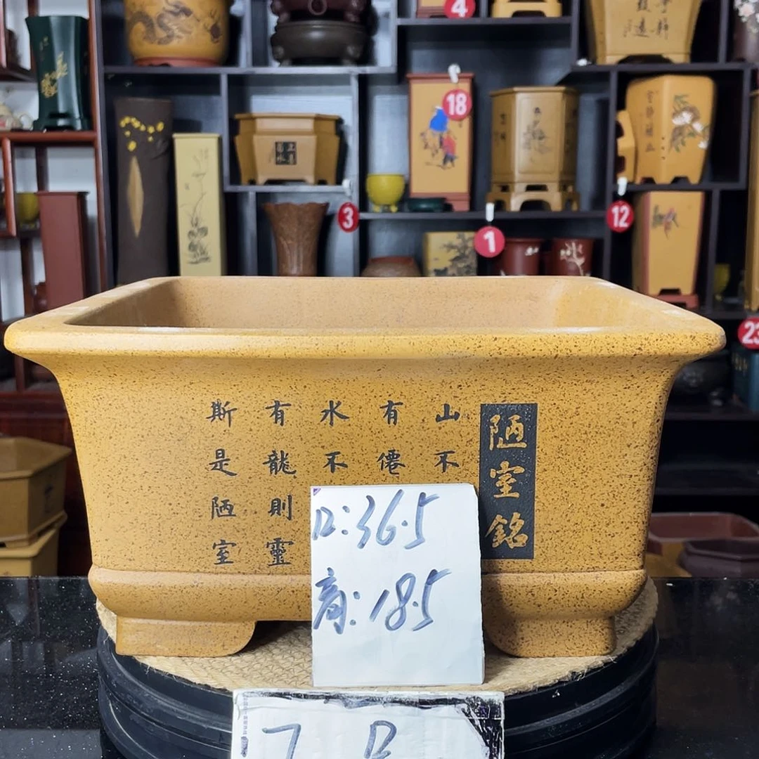 紫砂D-婉秋紫砂花盆