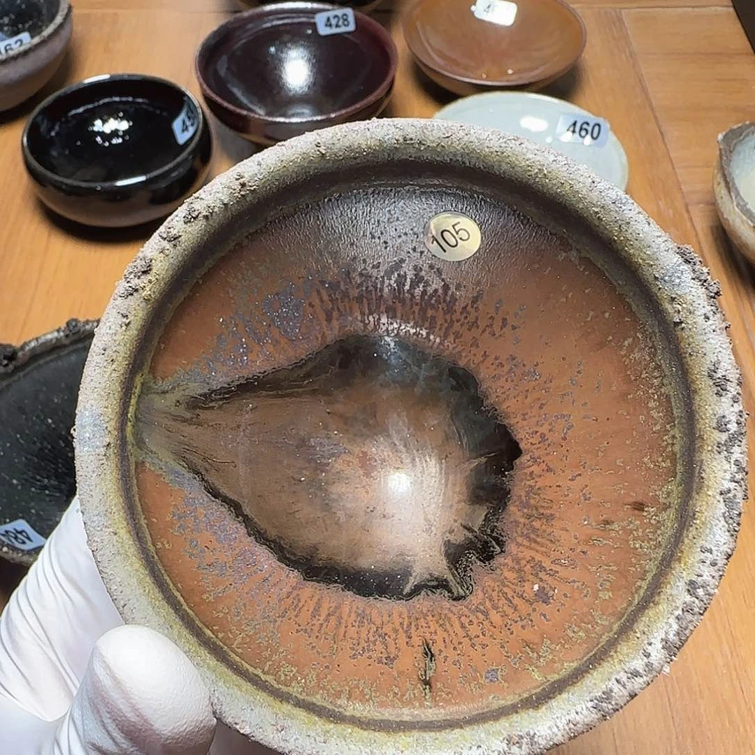 茶盏荆*柴烧建盏闪购链接105