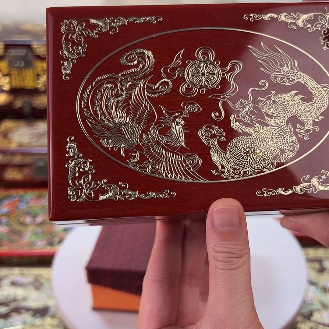 平遥推光漆首饰盒龙凤 15 盒