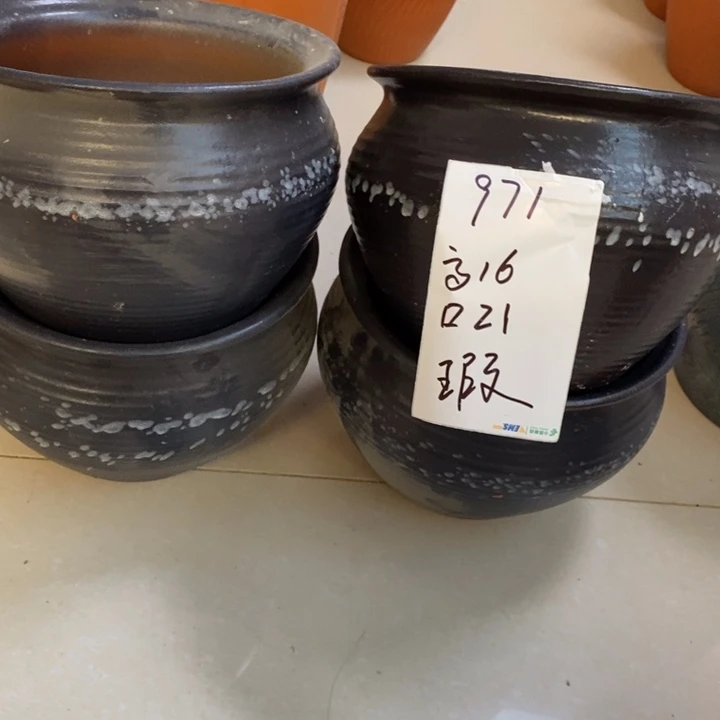 粗陶红陶绿植花盆971