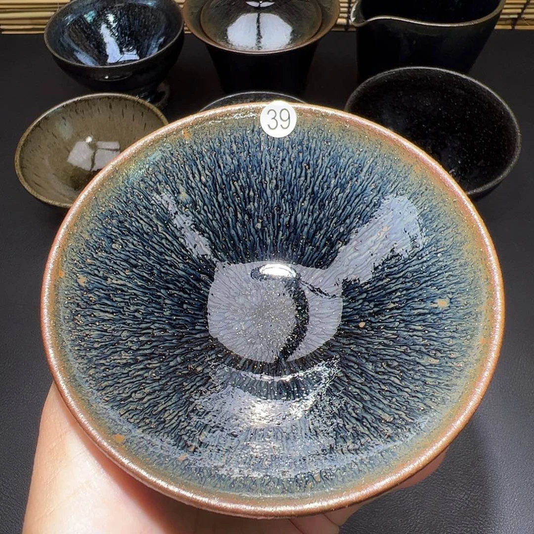 茶盏龙窑柴烧建盏