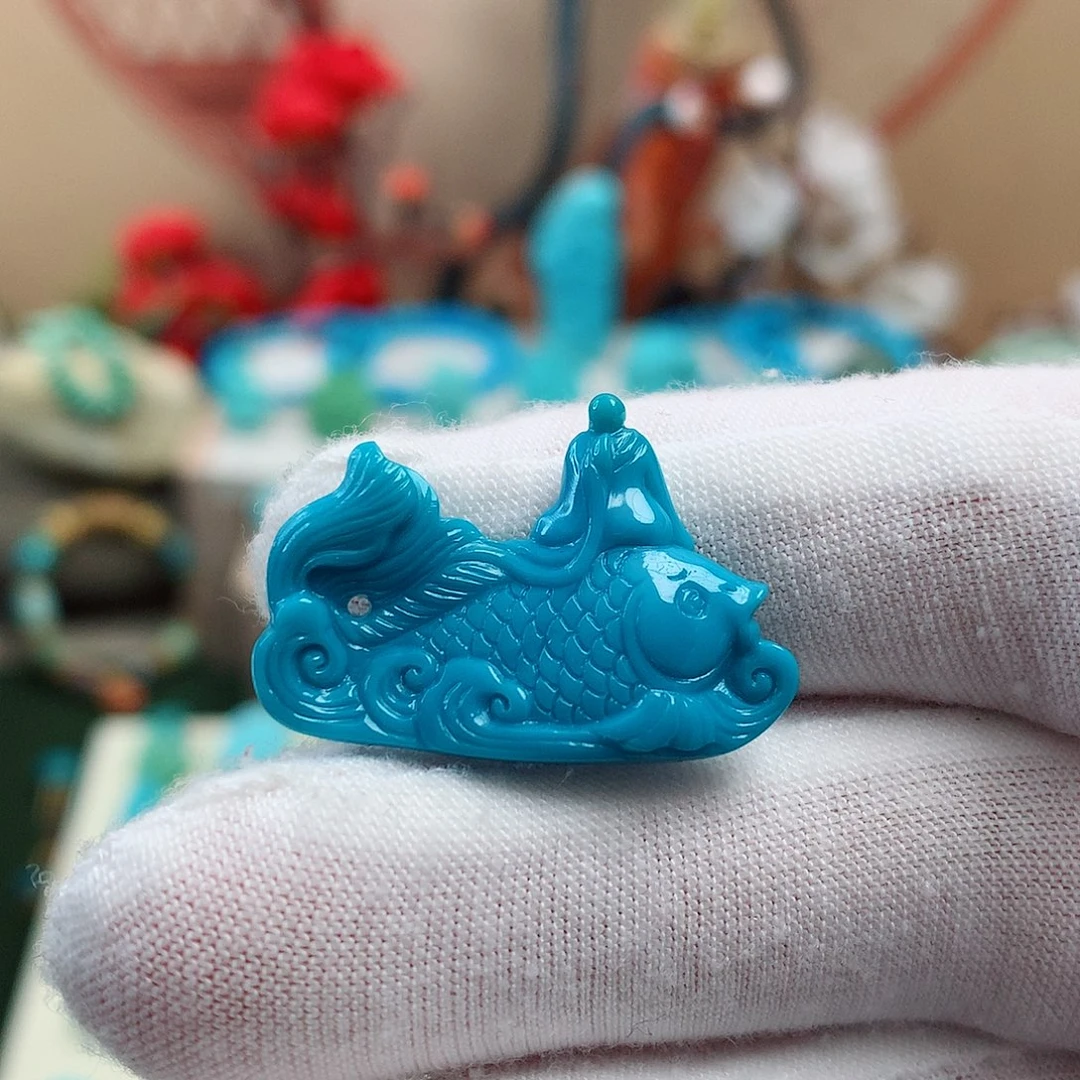 绿松石未镶嵌珠宝奇石