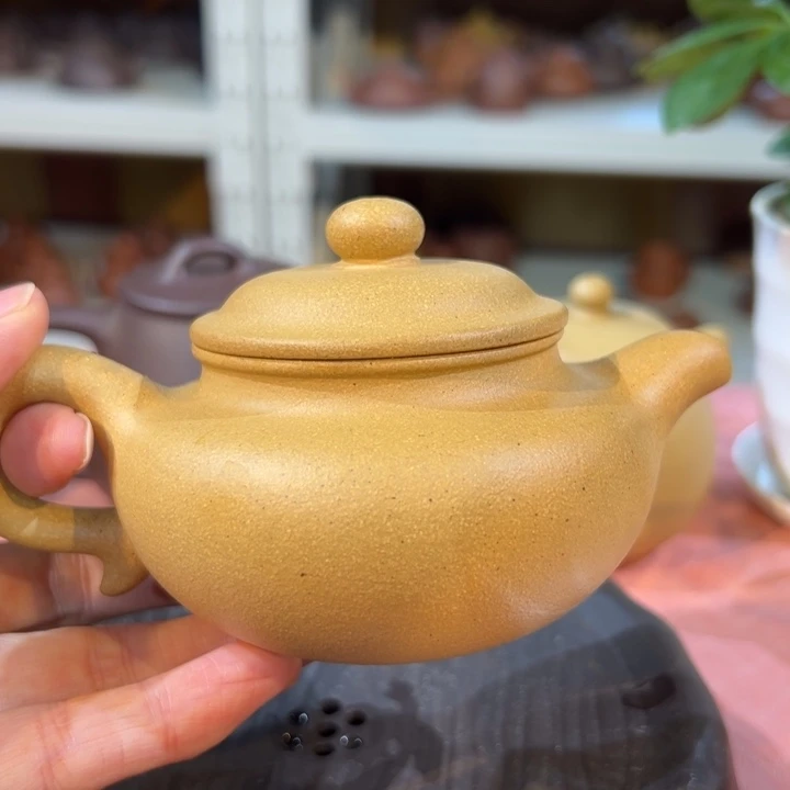 紫砂茶壶黄金仿古160cc
