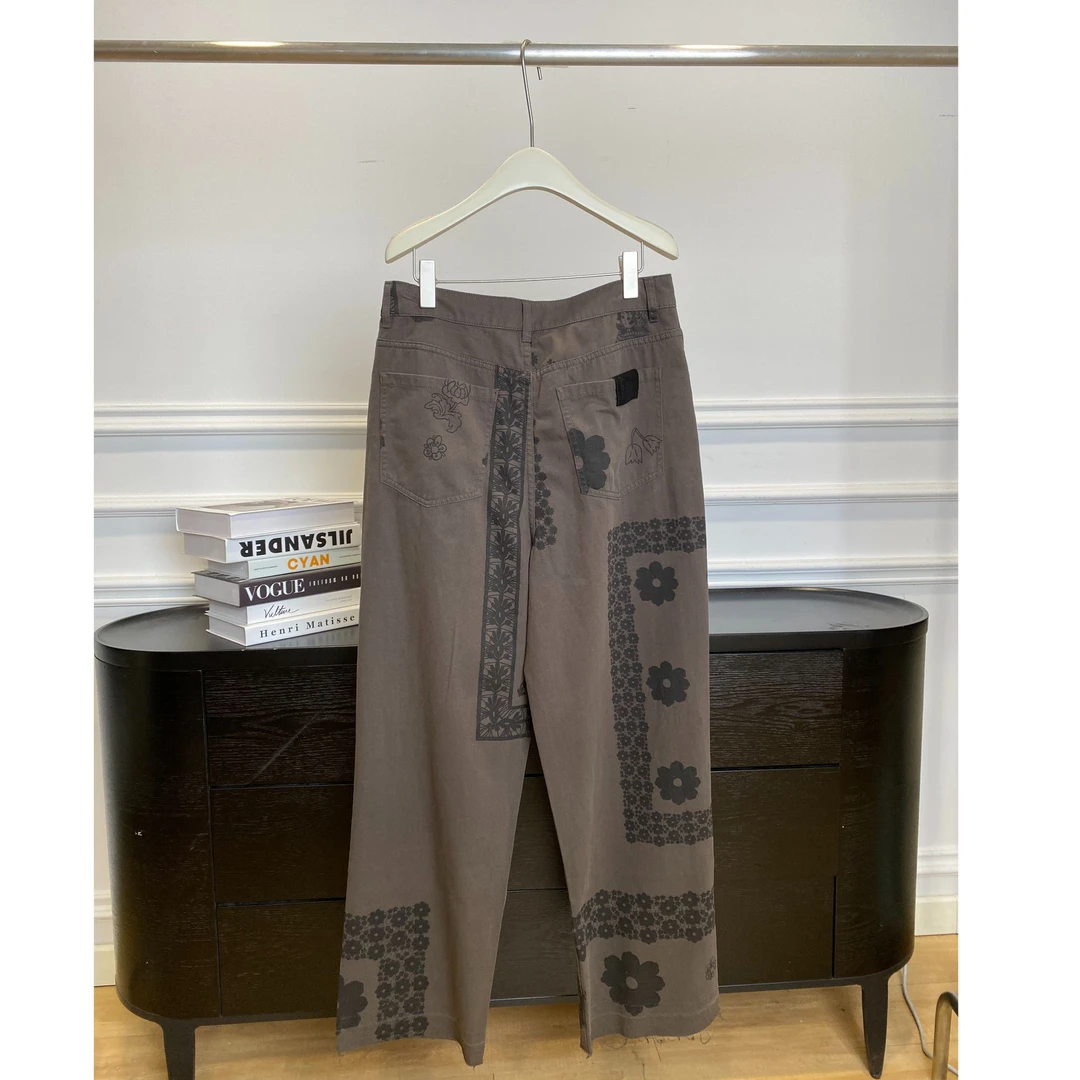 AUBRUINO 印花休闲裤25年春夏AO25SSTR-19WN——1780