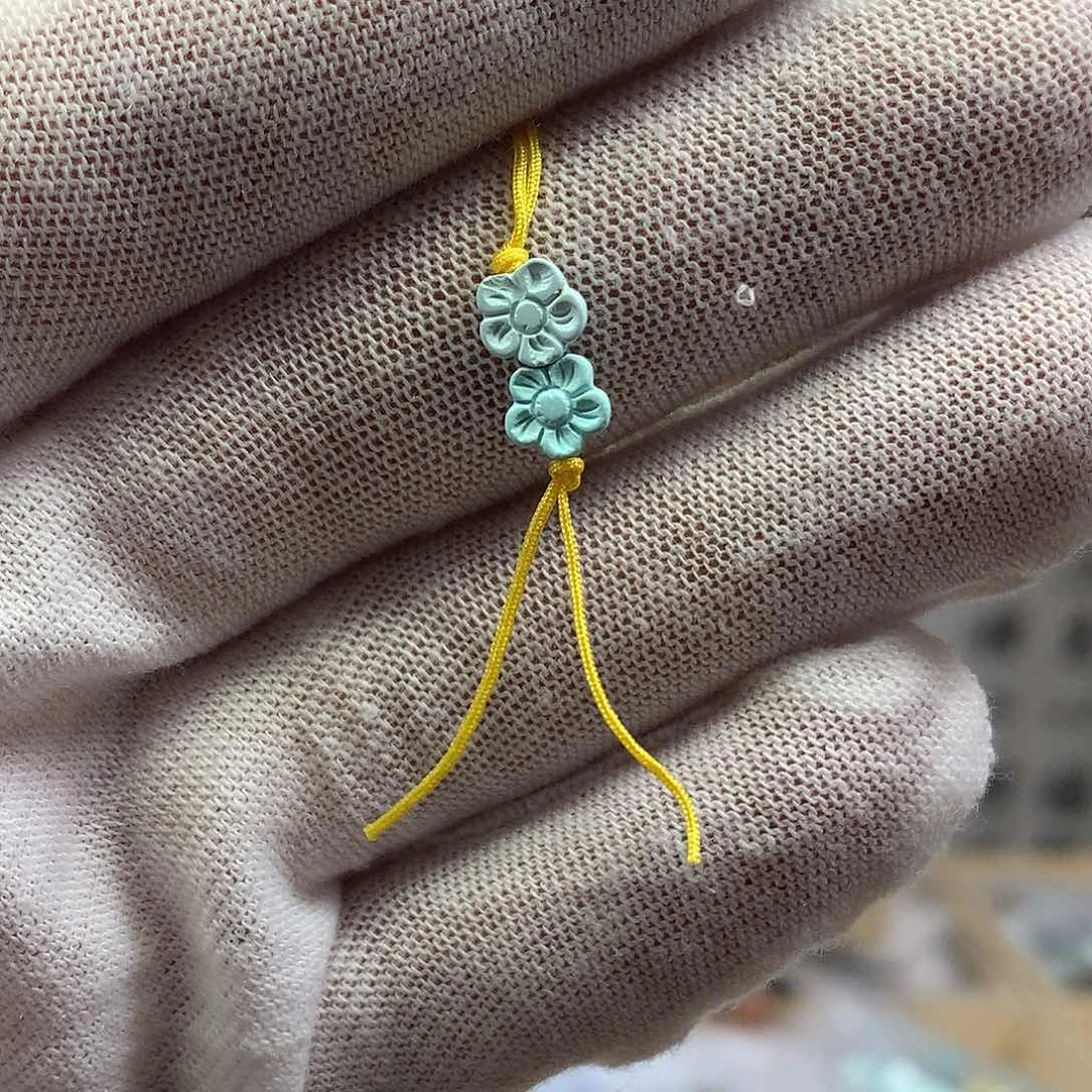 绿松石未镶嵌挂件