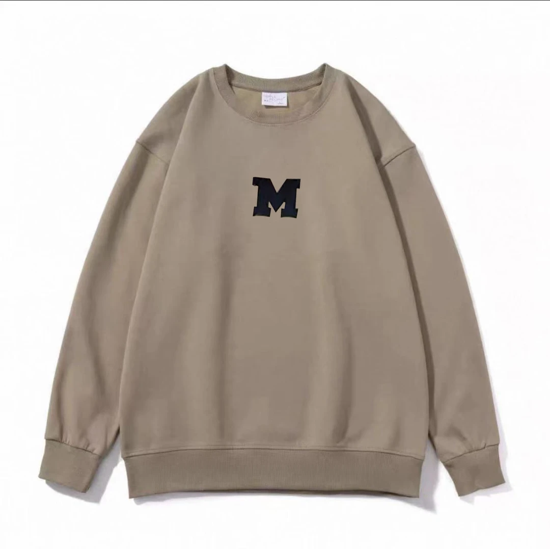 重磅刺绣款圆领卫衣时尚百搭款