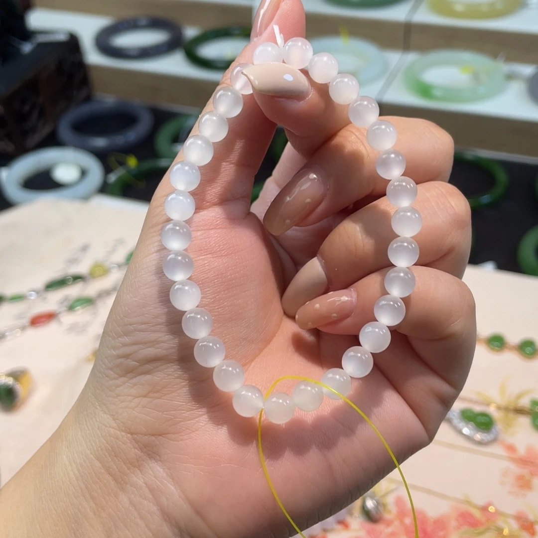 和田玉未镶嵌手链