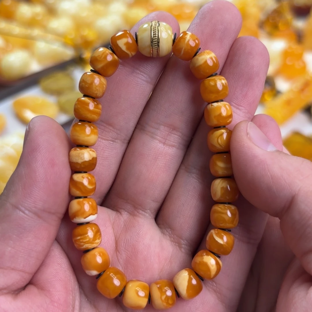 未镶嵌琥珀裸石M****a手串
