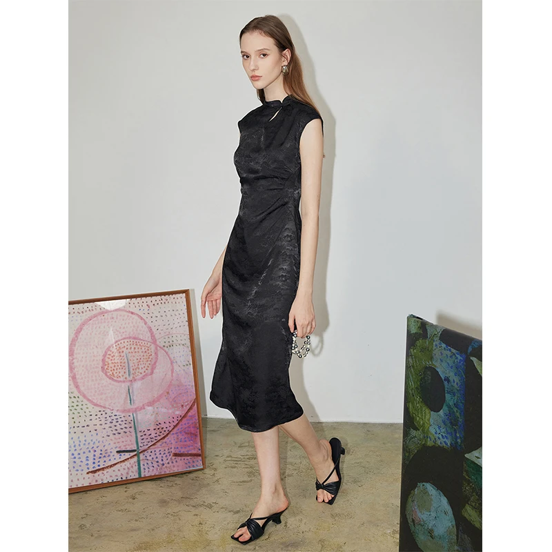 断码折扣 | 墨画 法式轻奢改良旗袍裙新中式连衣裙MSAIQ0016