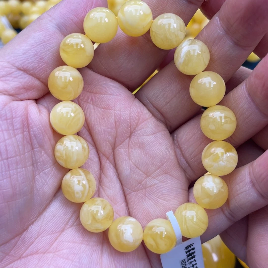 琥珀裸石未镶嵌琥珀蜜蜡11m m