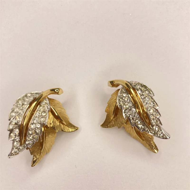 合金耳饰 boucher叶片耳环2-18【2061223-035】