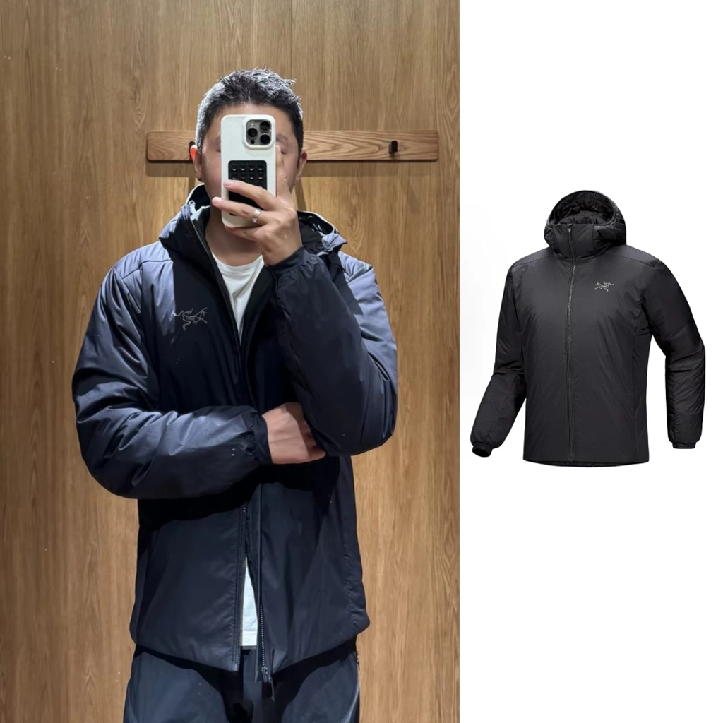 ARC'TERYX始祖鸟 Atom Hoody 户外轻量连帽舒适保暖棉服防风外套
