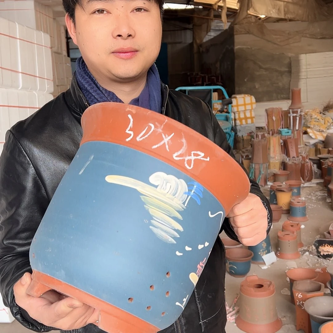 紫砂花盆紫砂花盆