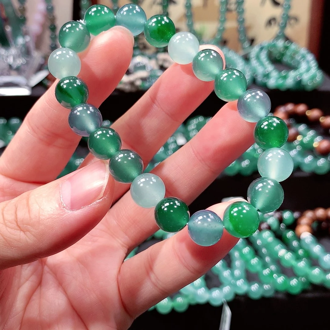 翡翠未镶嵌手链卡10