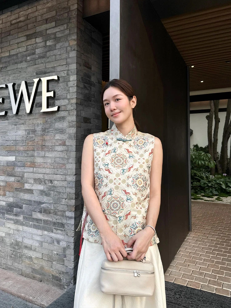 新中式女装国风复古高级感气质唐装盘扣衬衫上衣2025夏季新款小衫