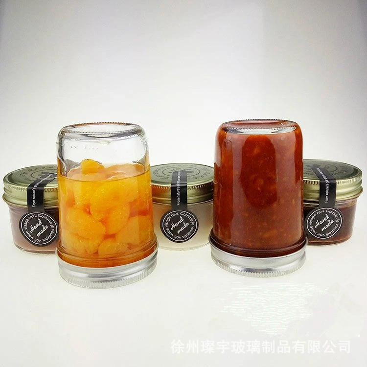 ml黄桃750罐头瓶辣椒酱瓶鱼子酱果酱瓶玻璃