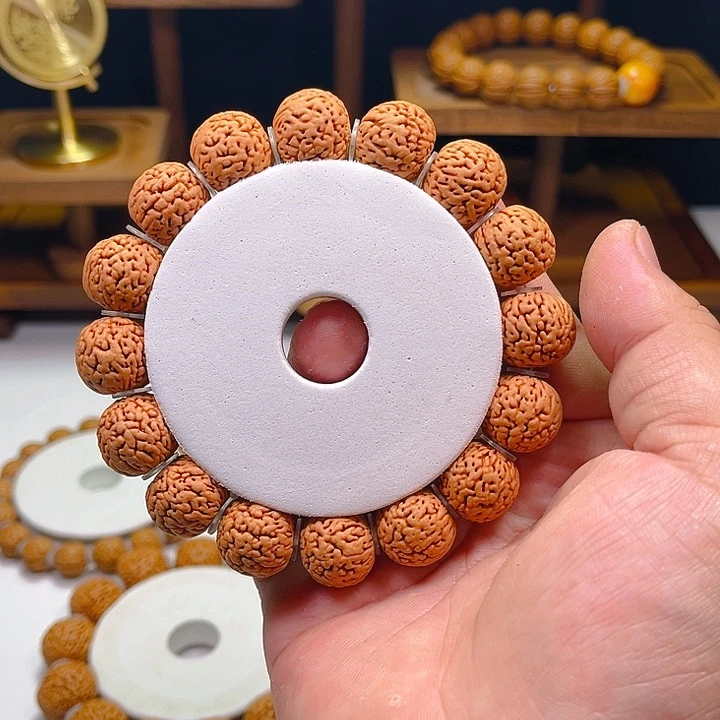 桃核吊坠野生元宝