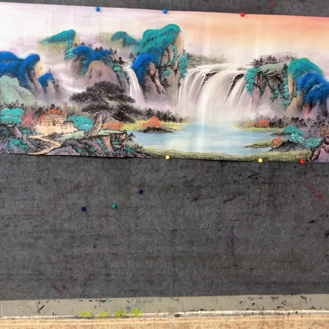 国画非常的大气啊，财源滚滚背有靠山