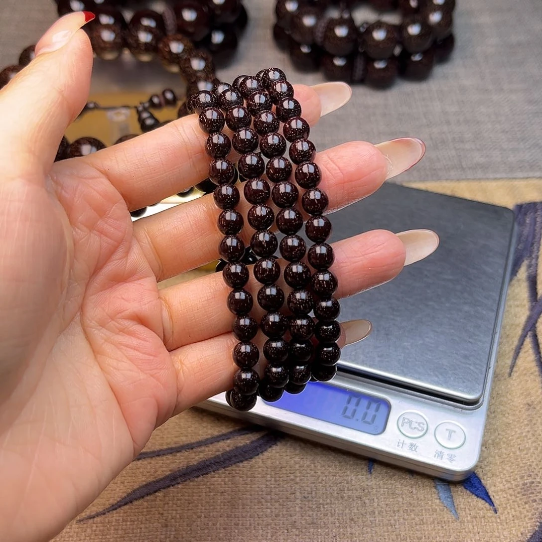 檀香紫檀（小叶紫檀）老****卷0.6 108满天星