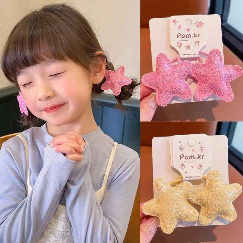 新款儿童不伤发前额碎发侧边刘海小发夹(不挑款式一组80个)Z1715