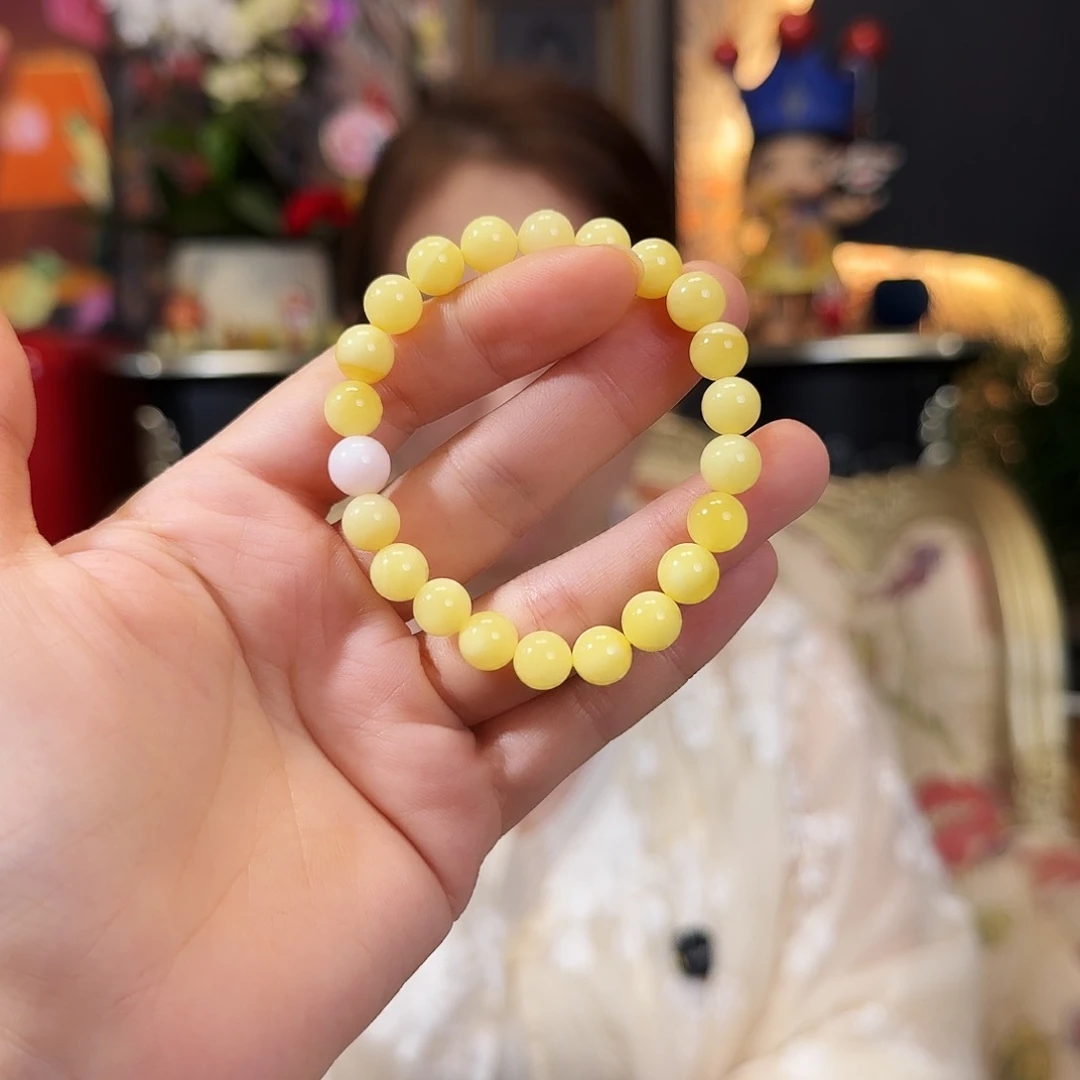 蜜蜡未镶嵌手链手串