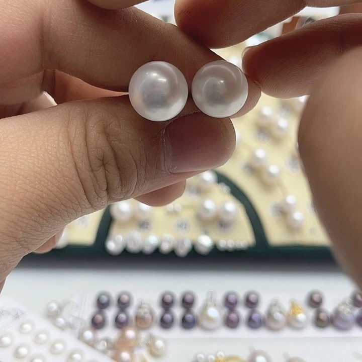 轩***心耳饰淡水珍珠银S925镶嵌