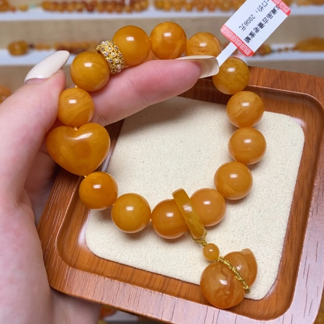 【闪购商品】未镶嵌蜜蜡手链手串