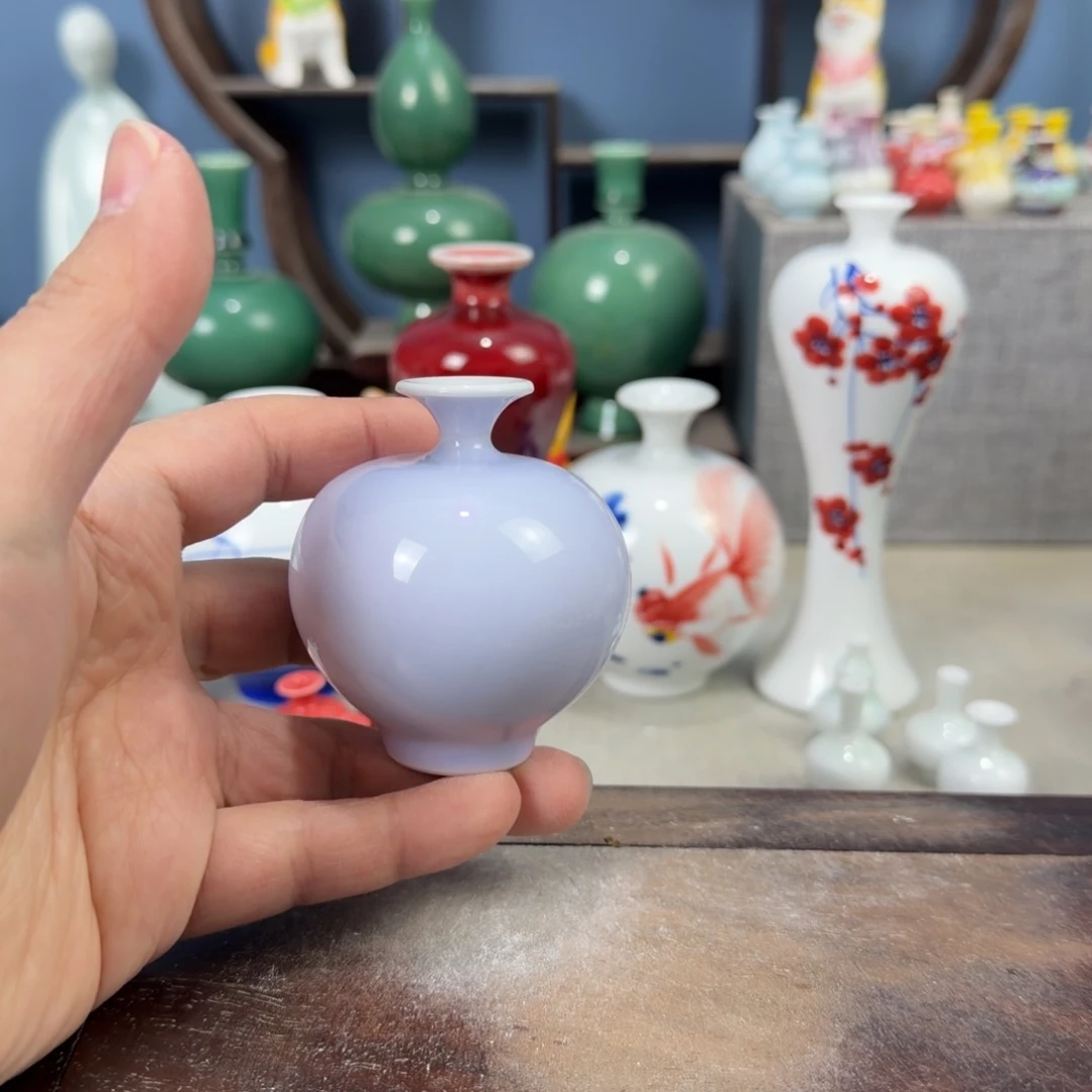 陶瓷手工小花器摆件